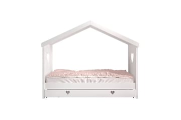 Säng med låda Amori Vit - Möbler - Barnmöbler - Barnsäng & juniorsäng - Hussäng