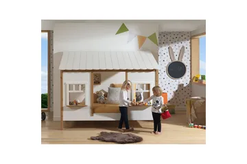 Säng med låda Hussäng Brun - Brun - Möbler - Barnmöbler - Barnsäng & juniorsäng - Hussäng