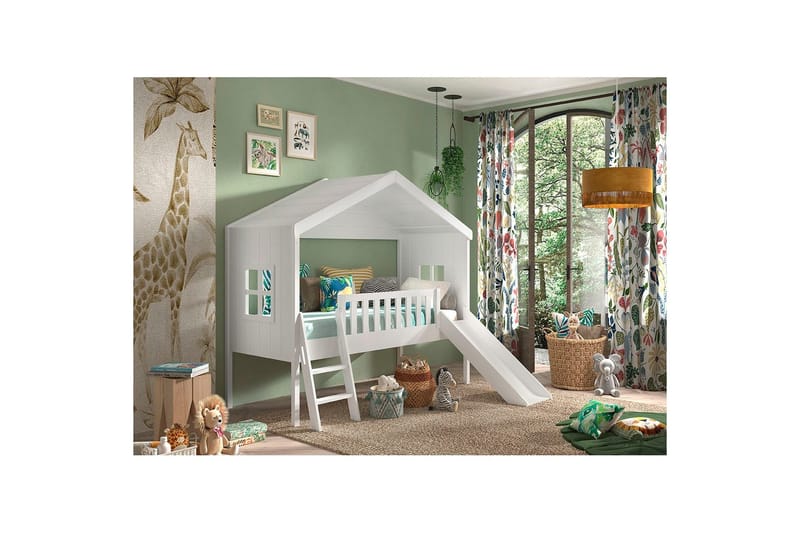 Säng med rutschkana Bousebed - Möbler - Barnmöbler - Barnsäng & juniorsäng - Hussäng