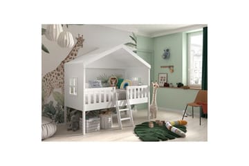 Säng med stege Hussäng - Möbler - Barnmöbler - Barnsäng & juniorsäng - Hussäng