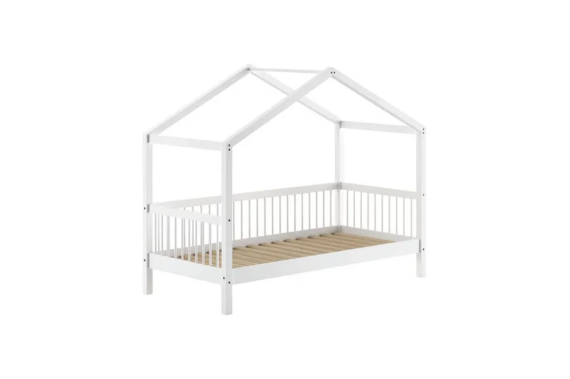 Säng med textil set Forrest Vit - Vit - Möbler - Barnmöbler - Barnsäng & juniorsäng - Hussäng