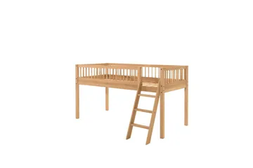 Säng med textil set mellansovare Forrest Ek - Ek - Möbler - Barnmöbler - Barnsäng & juniorsäng - Hussäng