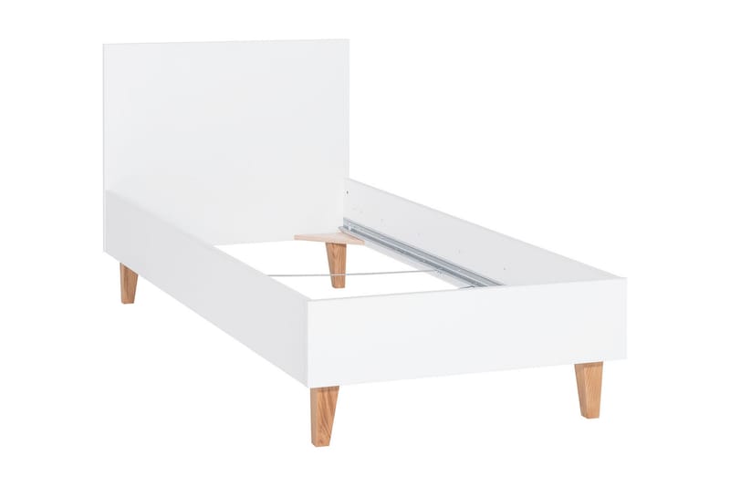 Sängram Concept 90x200 cm Vit/Natur - Natur/Vit - Möbler - Barnmöbler - Barnsäng & juniorsäng