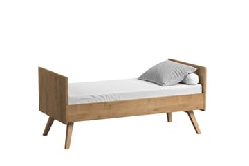 Spjälsäng Vintage 70x140 cm Trä/Natur - Ek - Möbler - Barnmöbler - Barnsäng & juniorsäng - Spjälsäng