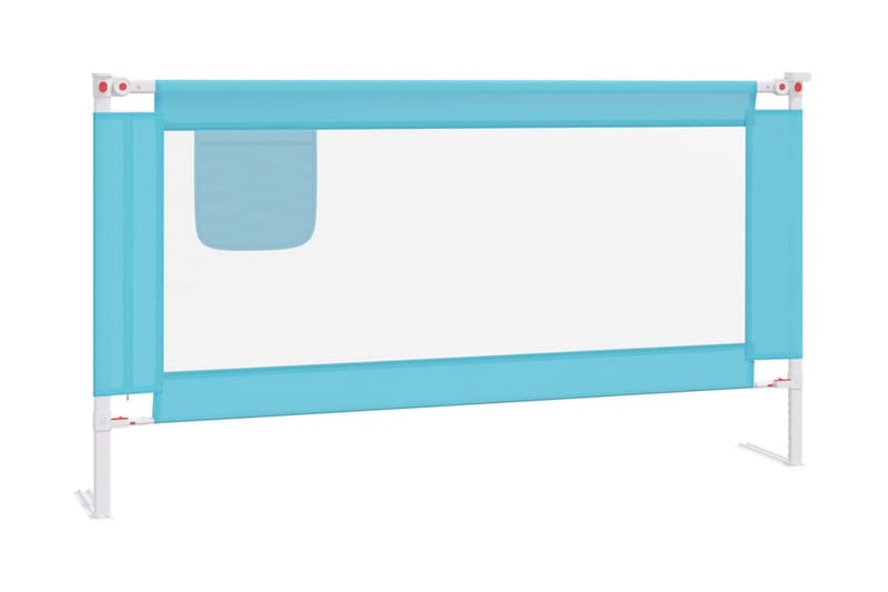 Sängskena för barn blå 160x25 cm tyg - Blå - Tillbehör barnsäng