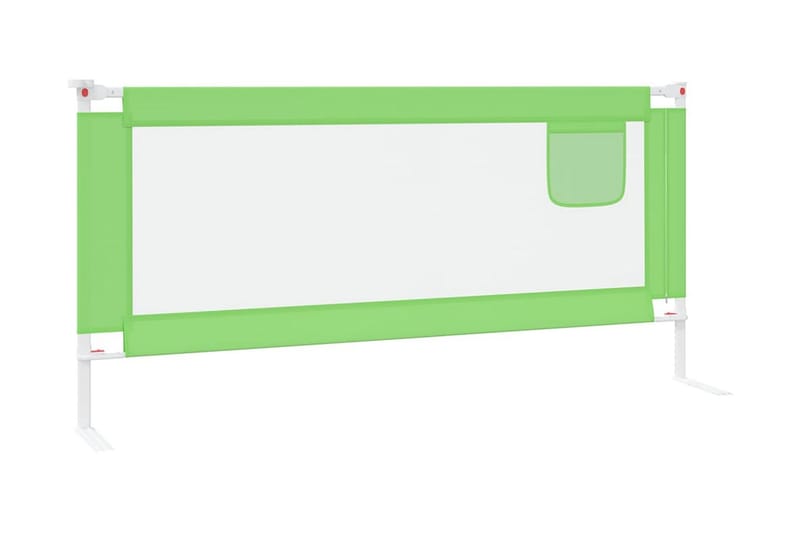 Sängskena för barn grön 200x25 cm tyg - Grön - Tillbehör barnsäng