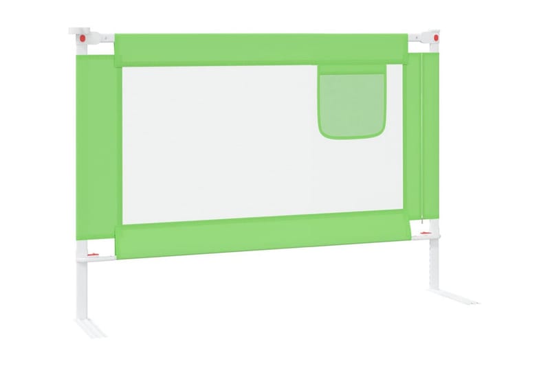 Sängskena för barn grön 90x25 cm tyg - Grön - Tillbehör barnsäng