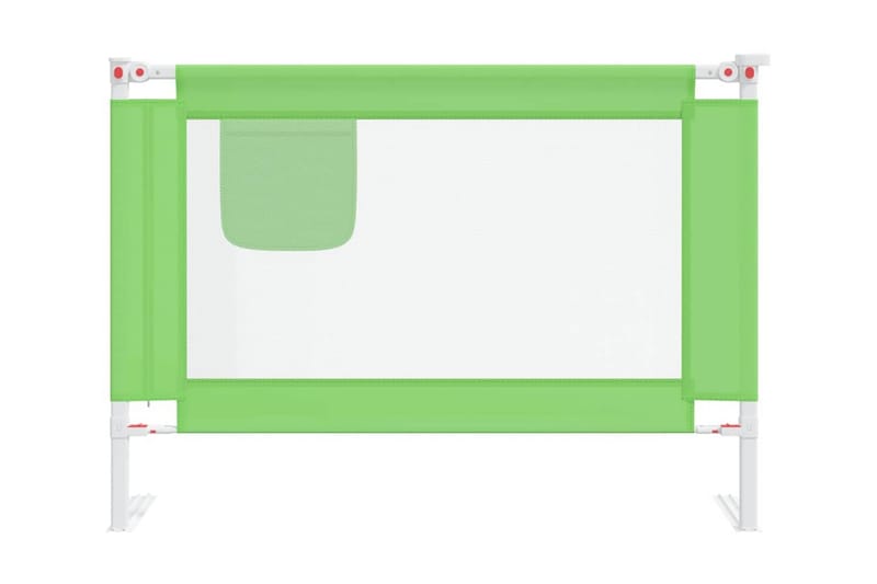 Sängskena för barn grön 90x25 cm tyg - Grön - Tillbehör barnsäng