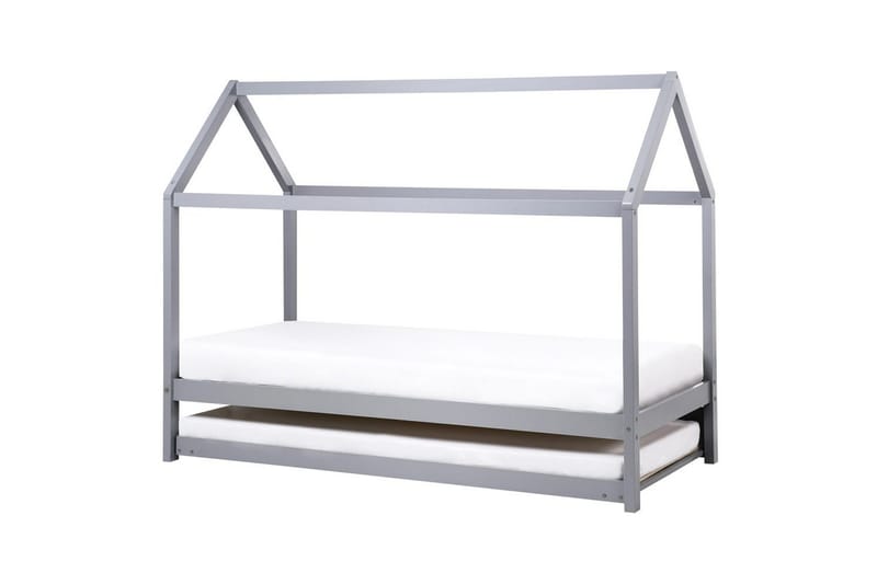 Utdragbar barnsäng Crillon - Grå - Möbler - Barnmöbler - Barnsäng & juniorsäng - Hussäng