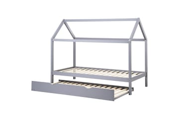 Utdragbar barnsäng Crillon - Grå - Möbler - Barnmöbler - Barnsäng & juniorsäng - Hussäng