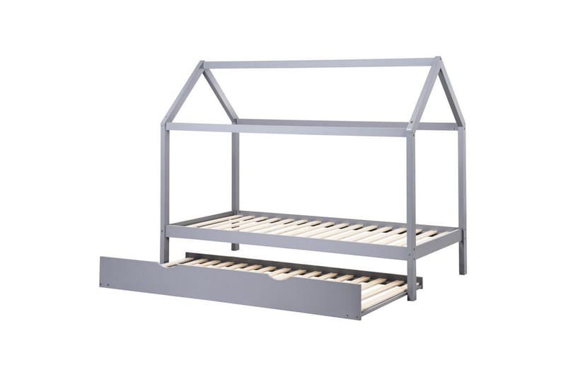 Utdragbar barnsäng Crillon - Grå - Möbler - Barnmöbler - Barnsäng & juniorsäng - Hussäng