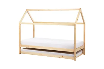 Utdragbar barnsäng Crillon - Ljus trä - Möbler - Barnmöbler - Barnsäng & juniorsäng - Hussäng