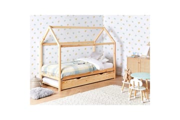 Utdragbar barnsäng Crillon - Ljus trä - Möbler - Barnmöbler - Barnsäng & juniorsäng - Hussäng