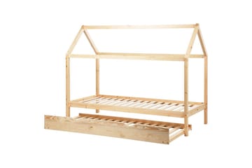 Utdragbar barnsäng Crillon - Ljus trä - Möbler - Barnmöbler - Barnsäng & juniorsäng - Hussäng