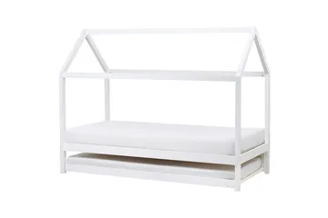 Utdragbar barnsäng Crillon - Vit - Möbler - Barnmöbler - Barnsäng & juniorsäng - Hussäng