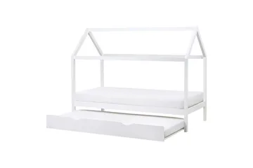 Utdragbar barnsäng Crillon - Vit - Möbler - Barnmöbler - Barnsäng & juniorsäng - Hussäng