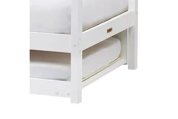 Utdragbar barnsäng Crillon - Vit - Möbler - Barnmöbler - Barnsäng & juniorsäng - Hussäng