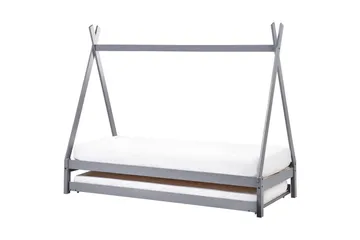 Utdragbar barnsäng Talmontiers - Grå - Möbler - Barnmöbler - Barnsäng & juniorsäng - Hussäng