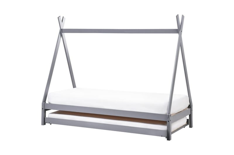 Utdragbar barnsäng Talmontiers - Grå - Möbler - Barnmöbler - Barnsäng & juniorsäng - Hussäng