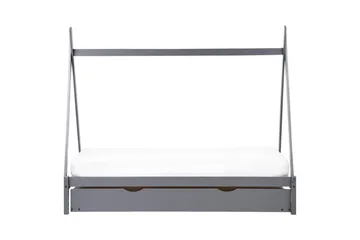 Utdragbar barnsäng Talmontiers - Grå - Möbler - Barnmöbler - Barnsäng & juniorsäng - Hussäng