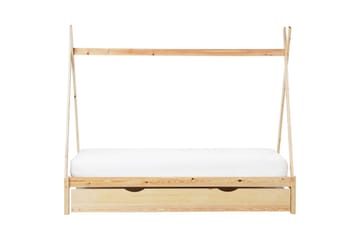 Utdragbar barnsäng Talmontiers - Ljus trä - Möbler - Barnmöbler - Barnsäng & juniorsäng - Hussäng