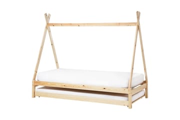 Utdragbar barnsäng Talmontiers - Ljus trä - Möbler - Barnmöbler - Barnsäng & juniorsäng - Hussäng