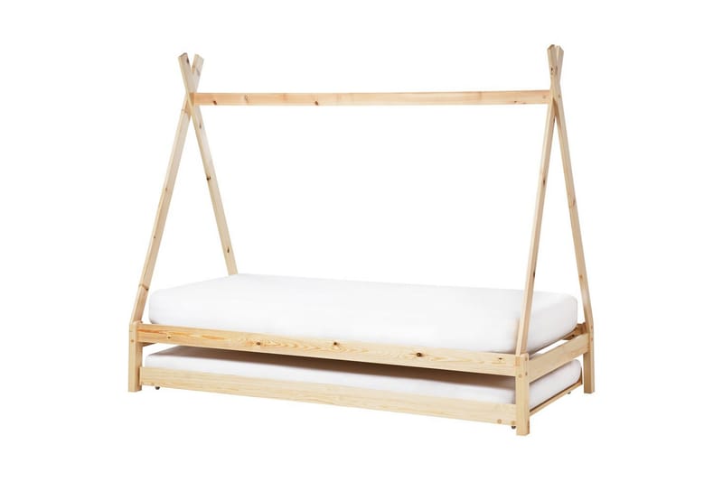 Utdragbar barnsäng Talmontiers - Ljus trä - Möbler - Barnmöbler - Barnsäng & juniorsäng - Hussäng