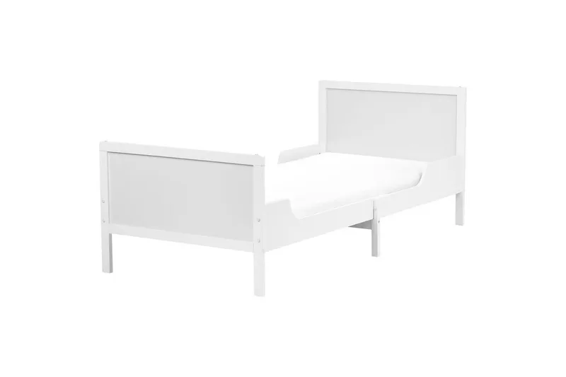 Utdragbar småbarnssäng Montigny - Vit - Möbler - Barnmöbler - Barnsäng & juniorsäng - Växasäng