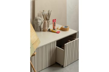 Våningsbänk Ny Gravure - Beige - Möbler - Hallmöbler - Hallbänk