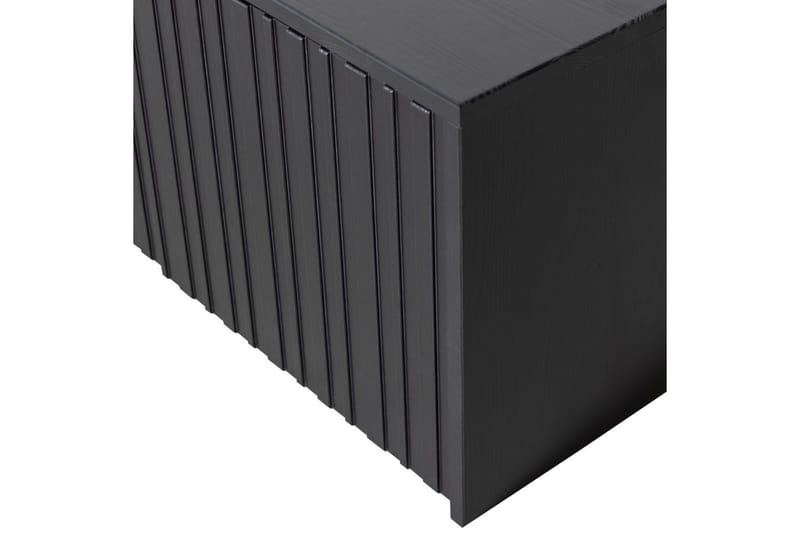 Våningsbänk Ny Gravure - Svart, Tall - Möbler - Hallmöbler - Hallbänk