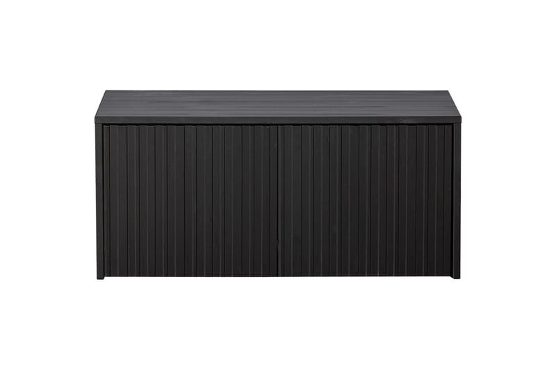 Våningsbänk Ny Gravure - Svart, Tall - Möbler - Hallmöbler - Hallbänk