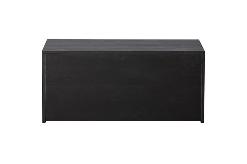 Våningsbänk Ny Gravure - Svart, Tall - Möbler - Hallmöbler - Hallbänk