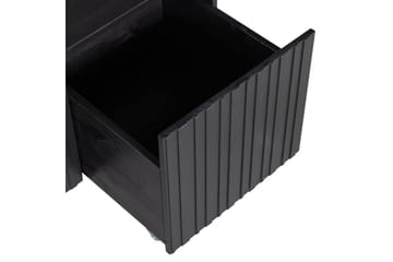 Våningsbänk Ny Gravure - Svart, Tall - Möbler - Hallmöbler - Hallbänk