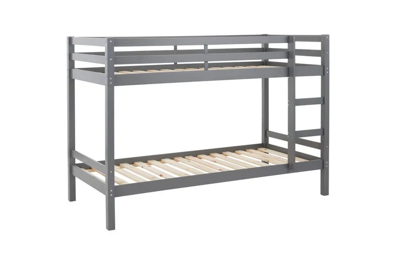Våningssäng Alpi 208x103x143 cm, Grå - 208x103x143 cm, Grå - Möbler - Barnmöbler - Barnsäng & juniorsäng - Våningssäng barn