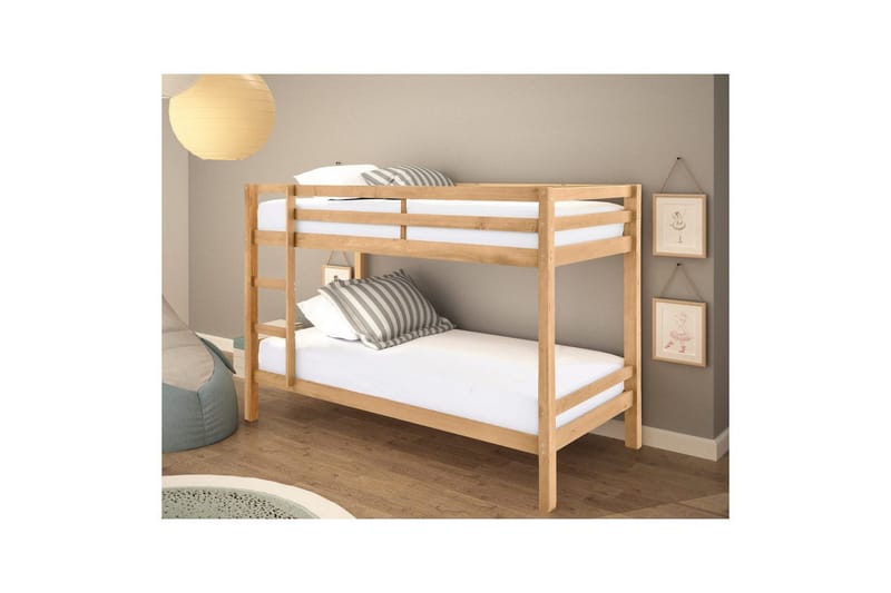 Våningssäng Alpi 208x103x143 cm, St./Vax - 208x103x143 cm, St./Vax - Möbler - Barnmöbler - Barnsäng & juniorsäng - Loftsäng barn