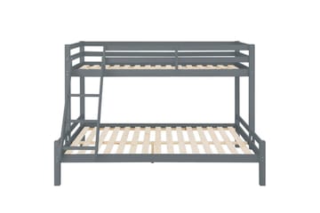 Våningssäng Alpi 280x142x143 cm, Grå - 280x142x143 cm, Grå - Möbler - Barnmöbler - Barnsäng & juniorsäng - Loftsäng barn