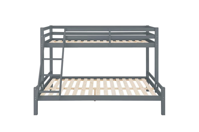 Våningssäng Alpi 280x142x143 cm, Grå - 280x142x143 cm, Grå - Möbler - Barnmöbler - Barnsäng & juniorsäng - Loftsäng barn