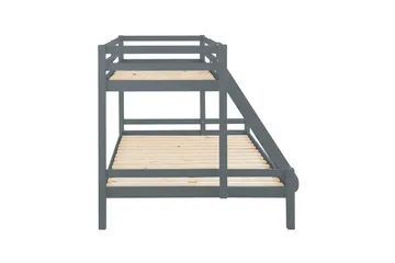 Våningssäng Alpi 280x142x143 cm, Grå - 280x142x143 cm, Grå - Möbler - Barnmöbler - Barnsäng & juniorsäng - Loftsäng barn