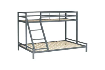 Våningssäng Alpi 280x142x143 cm, Grå - 280x142x143 cm, Grå - Möbler - Barnmöbler - Barnsäng & juniorsäng - Loftsäng barn