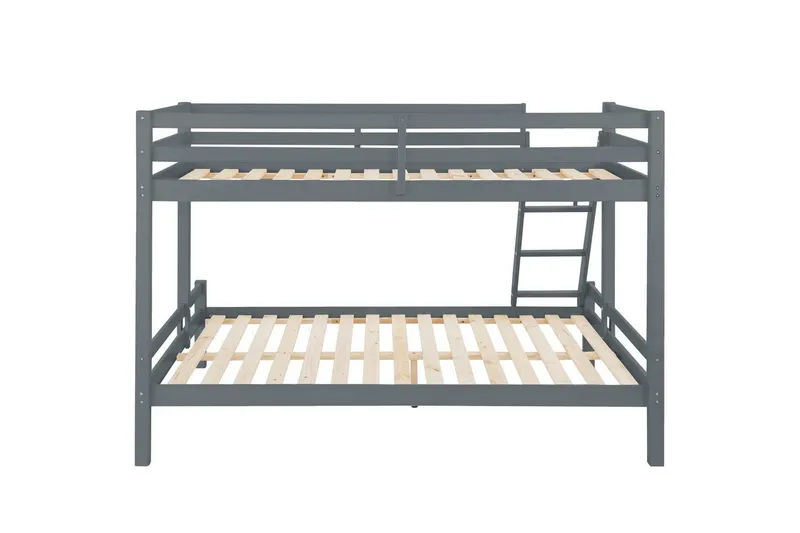 Våningssäng Alpi 280x142x143 cm, Grå - 280x142x143 cm, Grå - Möbler - Barnmöbler - Barnsäng & juniorsäng - Loftsäng barn