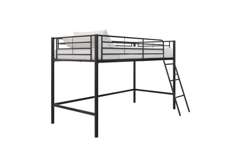 Våningssäng Jodie Svart - Svart - Möbler - Barnmöbler - Barnsäng & juniorsäng - Loftsäng barn