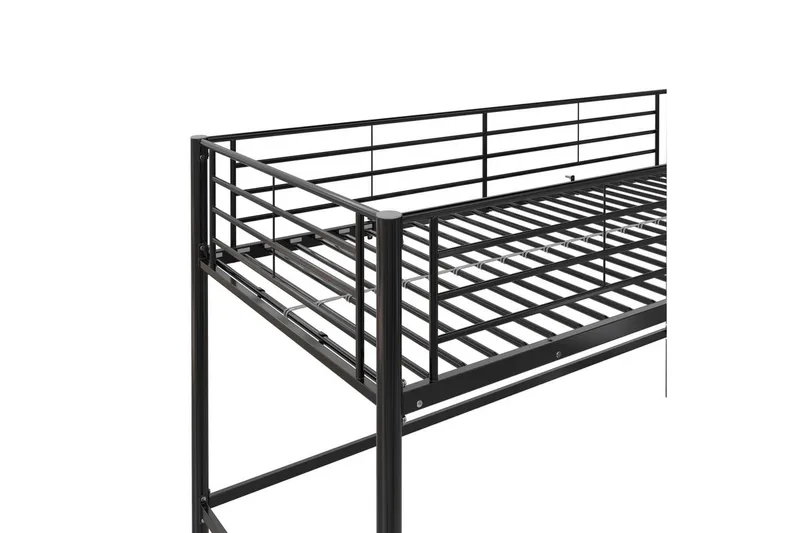 Våningssäng Jodie Svart - Svart - Möbler - Barnmöbler - Barnsäng & juniorsäng - Loftsäng barn