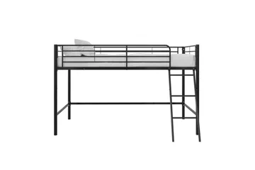 Våningssäng Jodie Svart - Svart - Möbler - Barnmöbler - Barnsäng & juniorsäng - Loftsäng barn