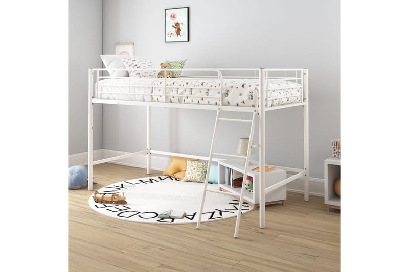 Våningssäng Jodie Vit - Vit - Möbler - Barnmöbler - Barnsäng & juniorsäng - Loftsäng barn