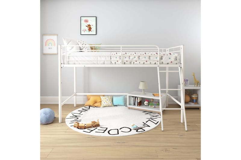 Våningssäng Jodie Vit - Vit - Möbler - Barnmöbler - Barnsäng & juniorsäng - Loftsäng barn