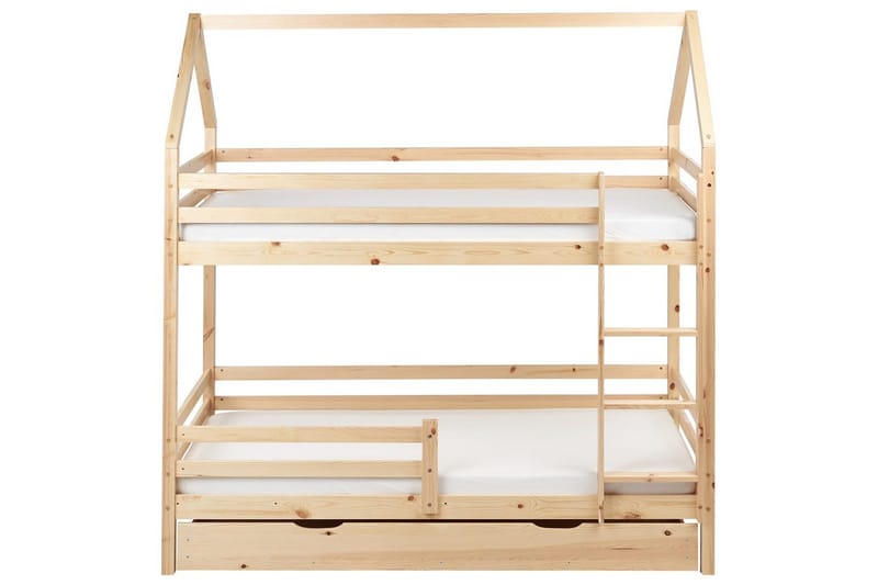 Våningssäng med lådor Girgols - Brun - Möbler - Barnmöbler - Barnsäng & juniorsäng - Loftsäng barn
