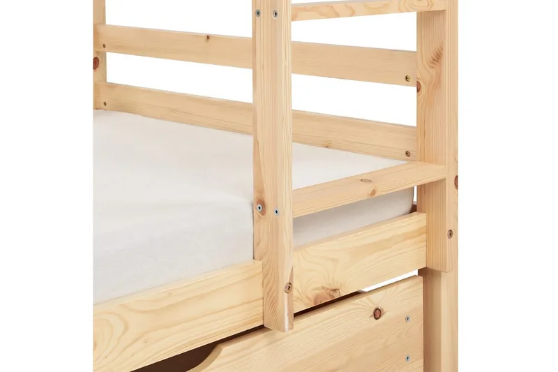 Våningssäng med lådor Girgols - Brun - Möbler - Barnmöbler - Barnsäng & juniorsäng - Loftsäng barn