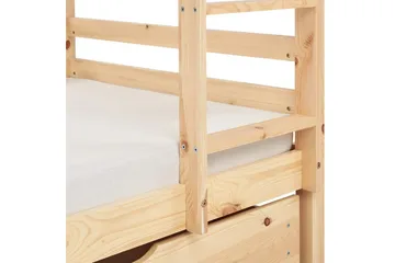 Våningssäng med lådor Girgols - Brun - Möbler - Barnmöbler - Barnsäng & juniorsäng - Loftsäng barn