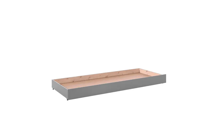 Våningssäng med undersäng Pino Grå, 180 cm - Grå, 180 cm - Möbler - Barnmöbler - Barnsäng & juniorsäng - Loftsäng barn