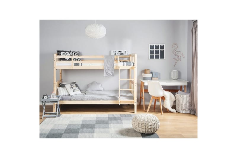 V�åningssäng Revin - Ljus trä - Möbler - Barnmöbler - Barnsäng & juniorsäng - Loftsäng barn